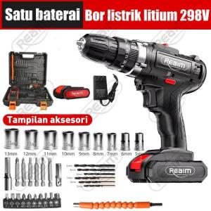 Bor Listrik Batterai REALM