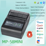 Printer Thermal & Barcode Handheld Mobile Portable 58mm