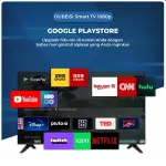 OUBEISI TV Smart TV 24 inch TV Digital LED TV Android 11.0