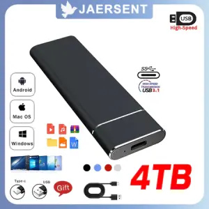 SSD Eksternal 4TB USB 3.0 Type-C ssd laptop PC